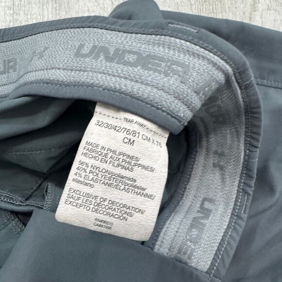 Under Armour UA Drive Tapered Pants Men's 32x30 Gray Golf Golfing Flat Front - Picture 5 of 11